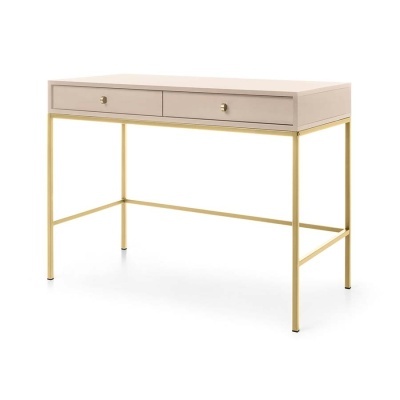 Consola Bege com Pernas em Dourado Mono