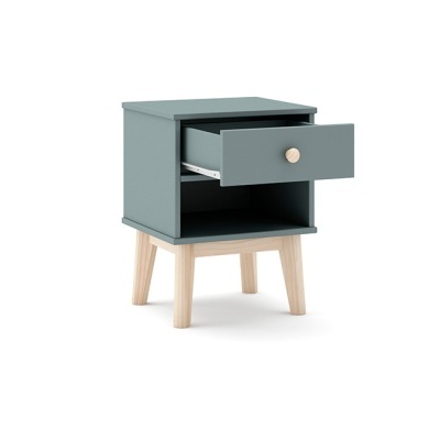 Mesa de Cabeceira Para Criança com Gaveta em Verde