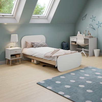 Cama Infantil 90x190 cm Esteban Branca