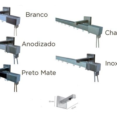 Calha com Suporte de Teto | Sintra