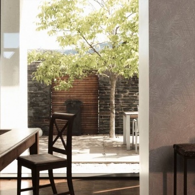 Papel de Parede Tropical, Folhas, Selva, Floral, Bege, Castanho, Creme 37371-2