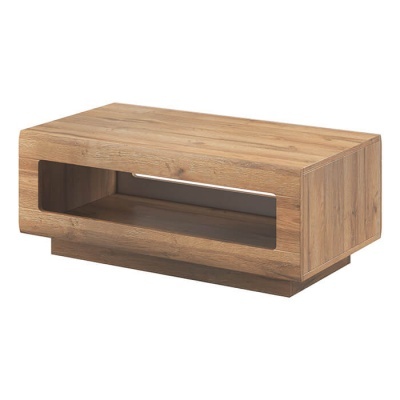 Mesa de Centro Moderna Nórdica com 110 cm em Carvalho Tulsa