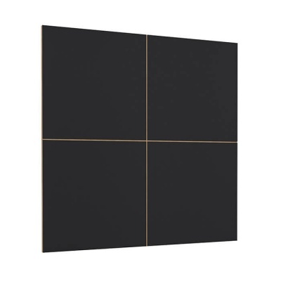 Móvel TV com Painel Ripado Largo Celine Preto