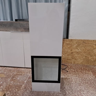 Armário Vitrine de Suspensão | Branco Baros