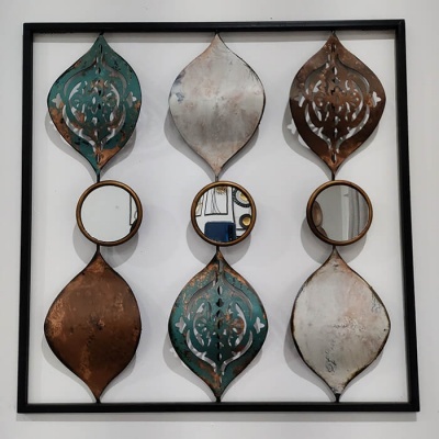 Quadro Metálico Decorativo | Arte Oriental MI30