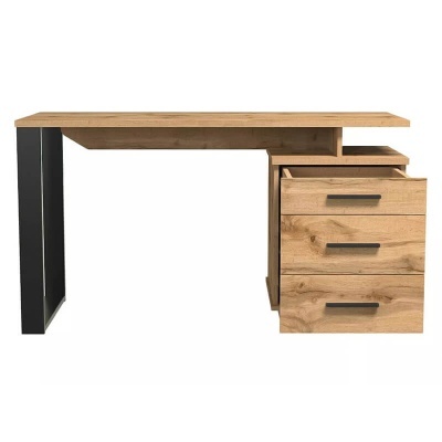 Secretaria Computador Carvalho e Preto Lamelo