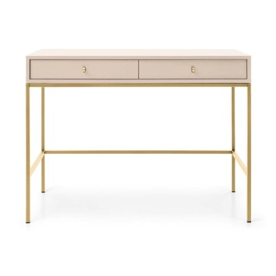 Consola Bege com Pernas em Dourado Mono