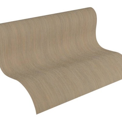 Papel de Parede Tropical, Folhas, Uni, Castanho, Dourado, Metálico 32882-5