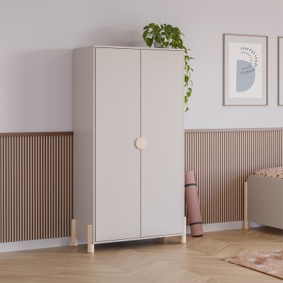 Roupeiro Infantil 2 Portas em Creme