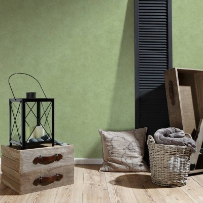 Papel de Parede Sumatra, Uni, Verde 37370-7