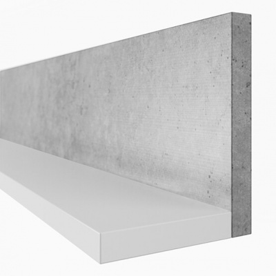 Prateleira Moderna Bota | Branco e Cinza Betão