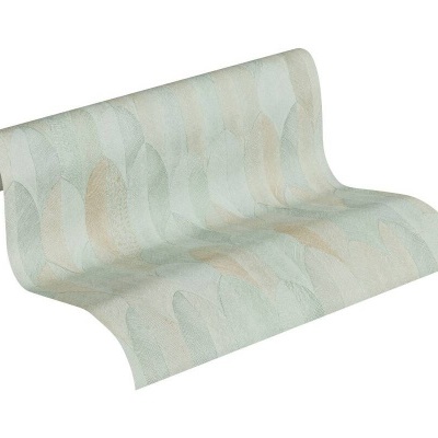 Papel de Parede Tropical, Folhas, Gráficos, Verde, Amarelo 37373-4 Papel de Parede Tropical, Folhas, Gráficos, Verde, Amarelo 37373-4