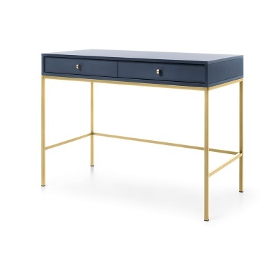 Consola Azul Navi com Pernas em Dourado Mono Consola Azul Navi com Pernas em Dourado Mono