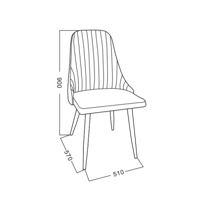 Cadeira Sala de Jantar Giratória Elma em Tecido Cinza Claro | Conjunto de 2 Unidades