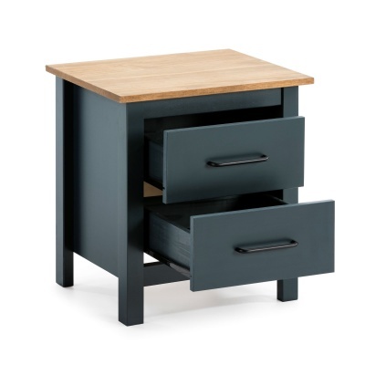 Mesa de Cabeceira Azul Miranda