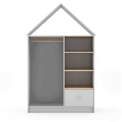 Roupeiro Para Criança Casinha em Branco