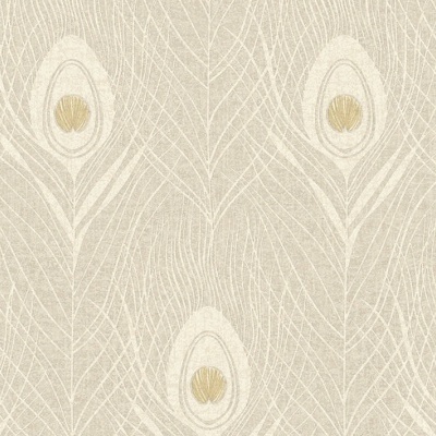 Papel de Parede Bege, Dourado, Cinzento Absolutely Chic | 36971-7