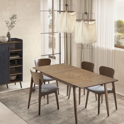 Cadeira de Jantar em Nogueira Maciça