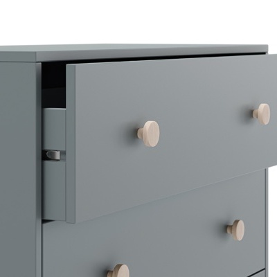 Cómoda Para Criança com 3 Gavetas em Verde