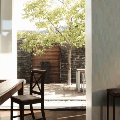 Papel de Parede Tropical, Folhas, Gráficos, Verde, Amarelo 37373-4 Papel de Parede Tropical, Folhas, Gráficos, Verde, Amarelo 37373-4