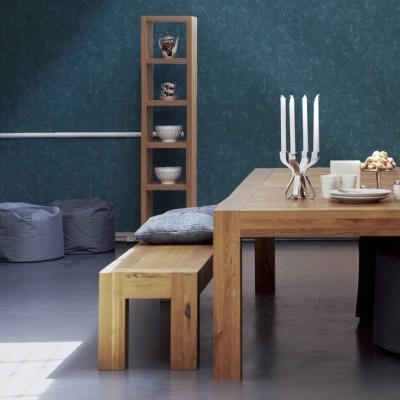 Papel de Parede Azul-Petróleo Absolutely Chic | 36975-1