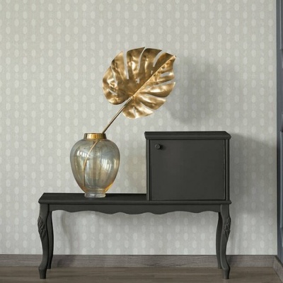 Papel de Parede Creme, Branco Absolutely Chic | 36973-3