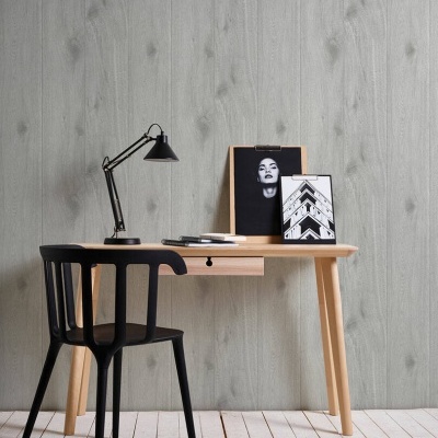 Papel de Parede Madeira, Casa de Campo, Cinzento 30043-3