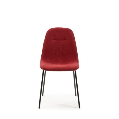 Cadeira Sala de Jantar | Tecido Vermelho Renne