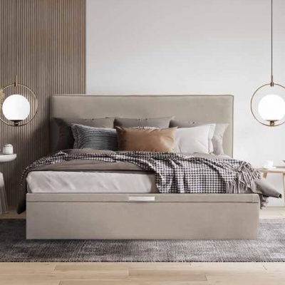 Cama Estofada com Sommier Elevatório Canapé