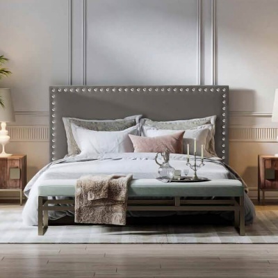 Cabeceira de Cama Estofada Ginebra