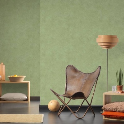 Papel de Parede Sumatra, Uni, Verde 37370-7