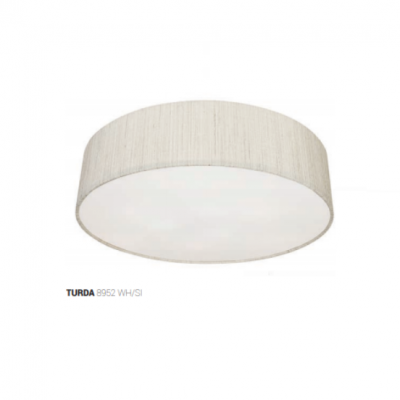 Candeeiro Branco Plafom Turda 8952