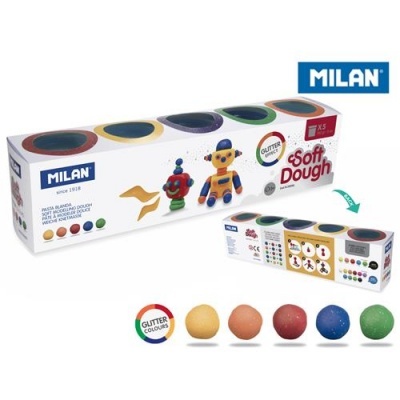 MILAN PLASTICINA GLITTER