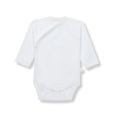 Body interior trespasse em algodão branco