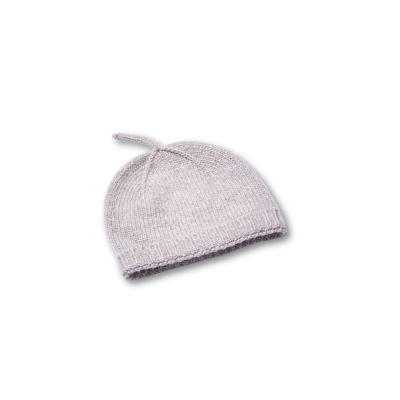 Gorro tricotado em lã merino cinzento | SNOWFLAKE Wedoble