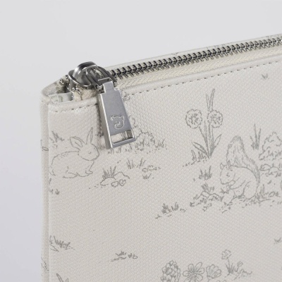 Necessaire Toile de Jouy Cream - Bege Necessaire Toile de Jouy Cream - Bege