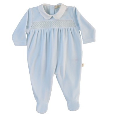 Babygrow Laminado c/ favos em azul