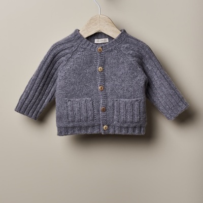 Casaco com bolsos tricotado em lã | LOVE IN WINTER DAYS