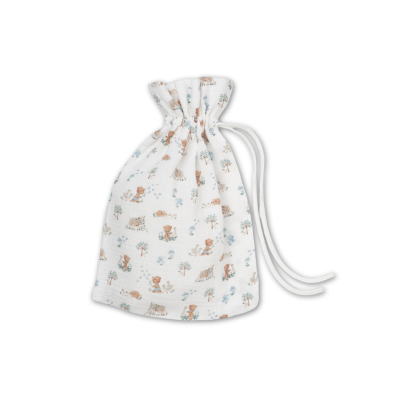 Saco algodão primeira roupa pérola | THÉO Mighty Love