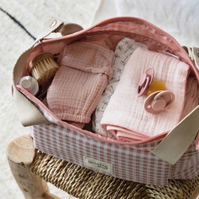 Bolsa Organizadora - I Love Vichy rosa