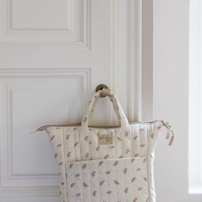 Mochila de Maternidade Mimosa - Rosa e Pérola