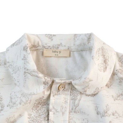 Conjunto de algodão 2 peças bege/pérola Country Baby Gi