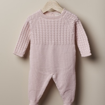 Babygrow com efeito trança tricotado em lã | THIS IS WINTER LOVE