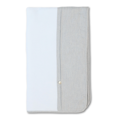 Manta Laminada com botão azul bebé Warley Baby Gi