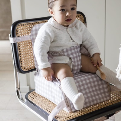 Cadeira portátil refeição Caetana Sand - Bege