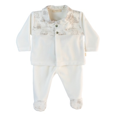 Conjunto de 2 peças pérola Country Baby Gi