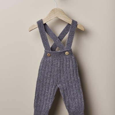 Jardineiras com alças tricotadas em lã | LOVE IN WINTER DAYS