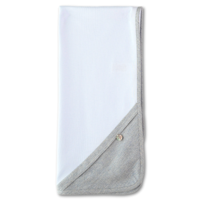 Fralda algodão com botão azul bebé Warley Baby Gi