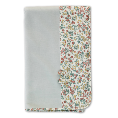 Manta Laminada floral menta Flowery Baby Gi
