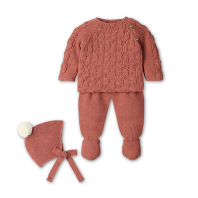 Conjunto de malha de 3 peças 